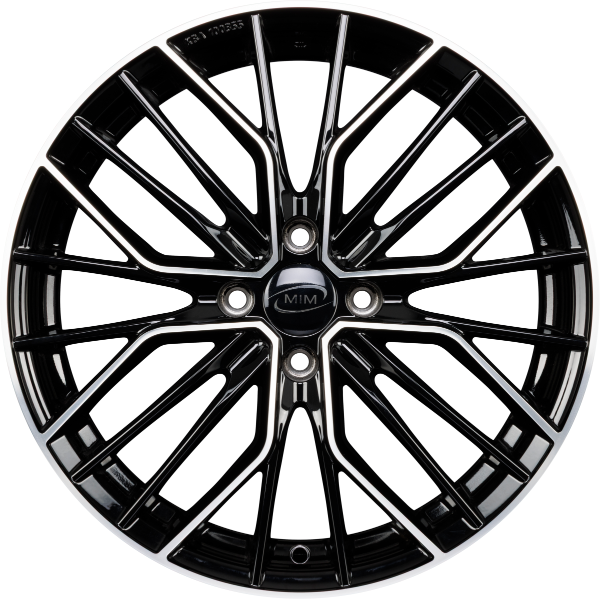 MIM ANKY4 Black Mirror Alufelge 7x17 Zoll ET38 LK 4x108 ML63.4
