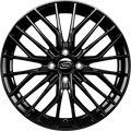 MIM ANKY4 Black Glossy Alufelge 7x17 Zoll ET44.5 LK 4x100 ML73.1