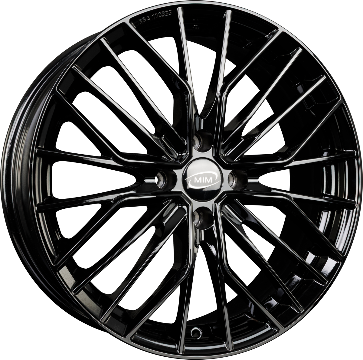 MIM ANKY4 Black Glossy Alufelge 7x17 Zoll ET44.5 LK 4x100 ML73.1 – Bild 2