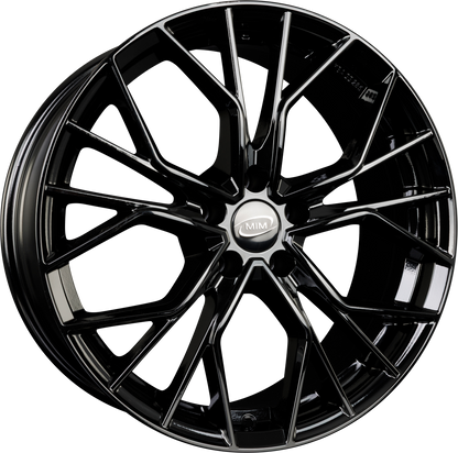 MIM Anky Black Glossy Alufelge 7.5x17 Zoll ET35 LK 5x112 ML66.6 – Bild 2