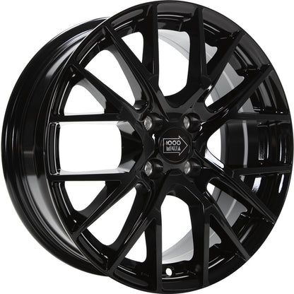 1000 Miglia MM10094 gloss black 6.5x16 ET35 - LK4/98 ML58.1