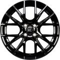 1000 Miglia MM1009 Gloss Black Alufelge 6.5x16 Zoll ET40 LK 4x100 ML72.2