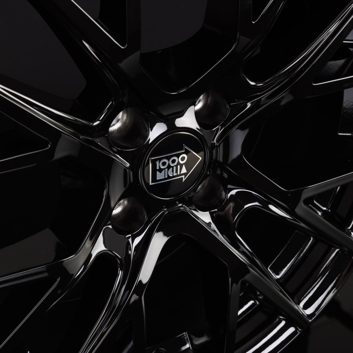 1000 Miglia MM1009 Gloss Black Alufelge 6.5x16 Zoll ET40 LK 4x100 ML72.2 – Bild 3