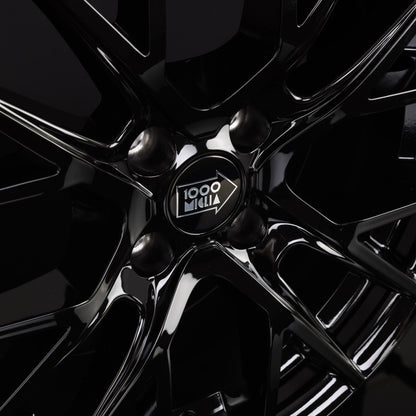 1000 Miglia MM1009 Gloss Black Alufelge 6.5x16 Zoll ET40 LK 4x100 ML72.2 – Bild 3