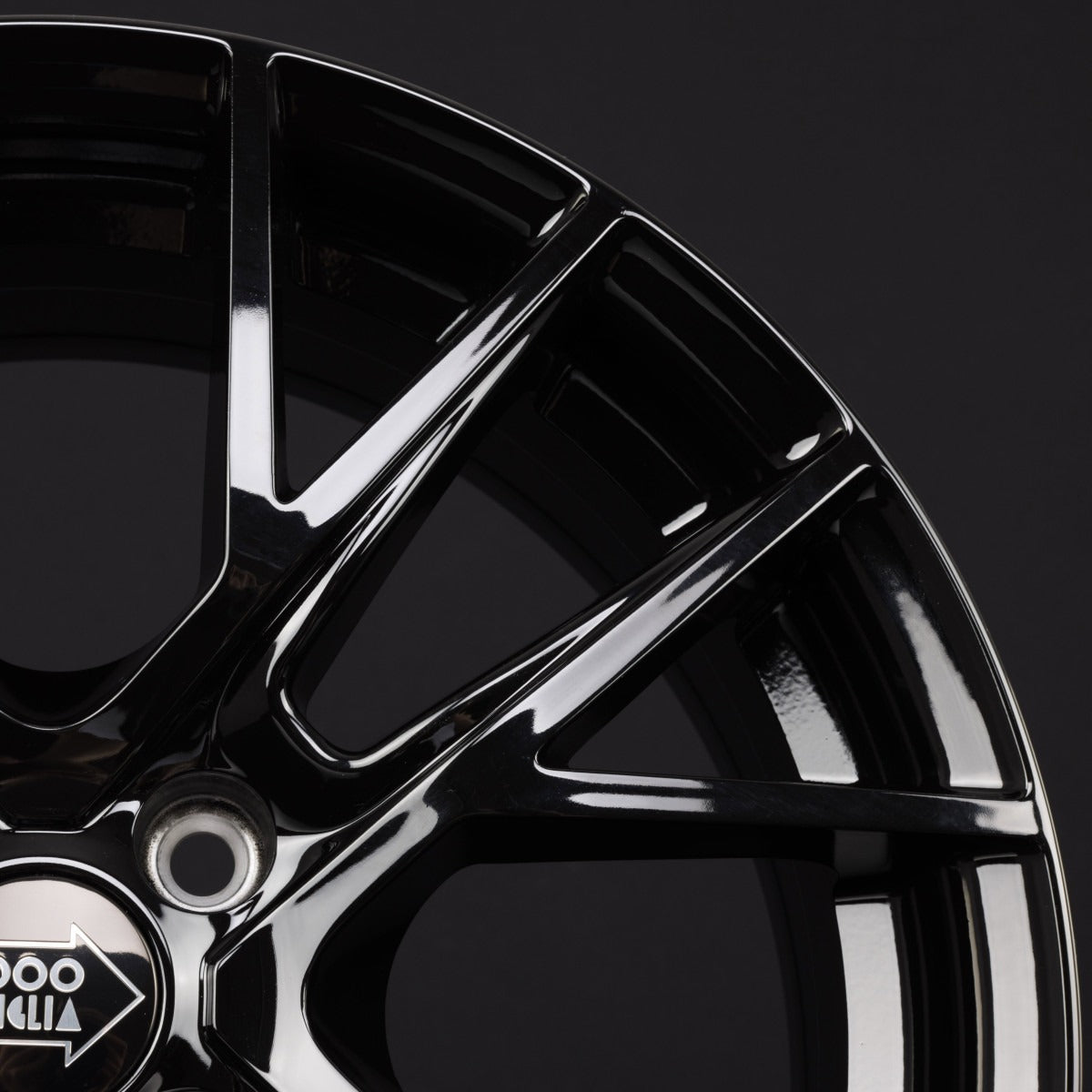 1000 Miglia MM1009 Gloss Black Alufelge 6.5x16 Zoll ET40 LK 4x100 ML72.2 – Bild 5