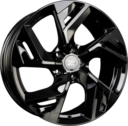 1000 Miglia MM1031 Gloss Black Alufelge 7.5x18 Zoll ET33 LK 5x108 ML73.1 – Bild 2