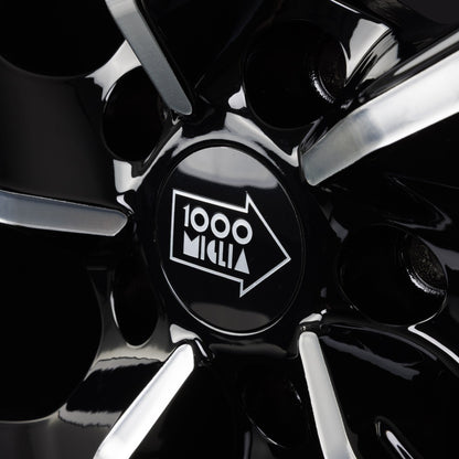 1000 Miglia MM1031 Gloss Black Polished Alufelge 7.5x18 Zoll ET33 LK 5x108 ML73.1 – Bild 3