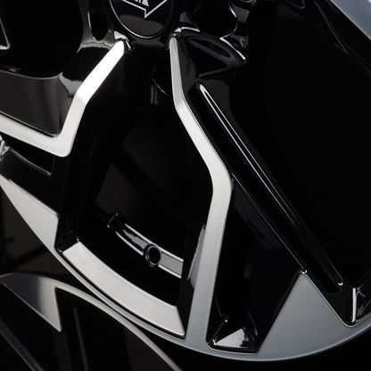 1000 Miglia MM1031 Gloss Black Polished Alufelge 7.5x18 Zoll ET33 LK 5x108 ML73.1 – Bild 4
