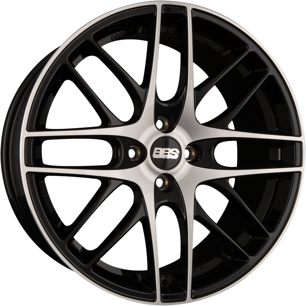 BBS CS Schwarz Diamantgedreht Alufelge 7.5x17 Zoll ET31 LK 5x98 ML70 – Bild 2