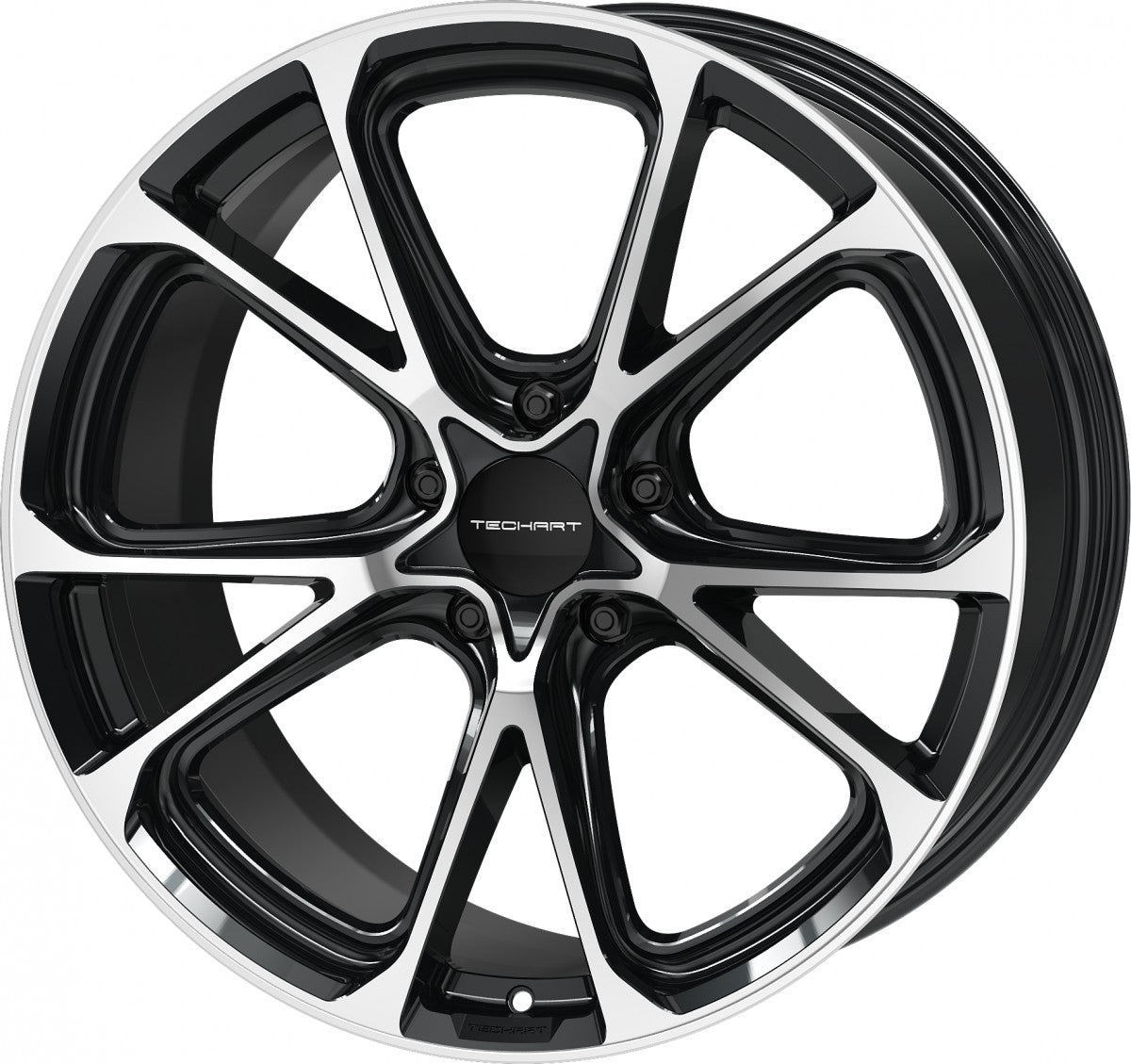 Proline Techart Formula VI black polished Alufelge 10x22 Zoll ET56 LK 5x130 ML71.5 – Bild 7