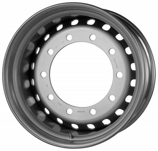 MWD Stahlfelge 13.00x22.5 Zoll 10/335/281 ET0 AC36403 M22 26 ILV Silber