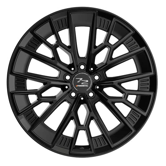 Fondmetal 1972 glossy black Alufelge 9x20 Zoll ET20 LK 5x115 ML71.6