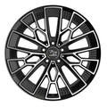 Fondmetal 1972 glossy black machined Alufelge 9x20 Zoll ET20 LK 5x115 ML71.6