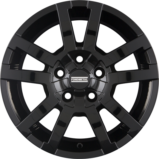 Fondmetal 7700-1 Glossy Black Alufelge 8x17 Zoll ET38 LK 5x127 ML71.6