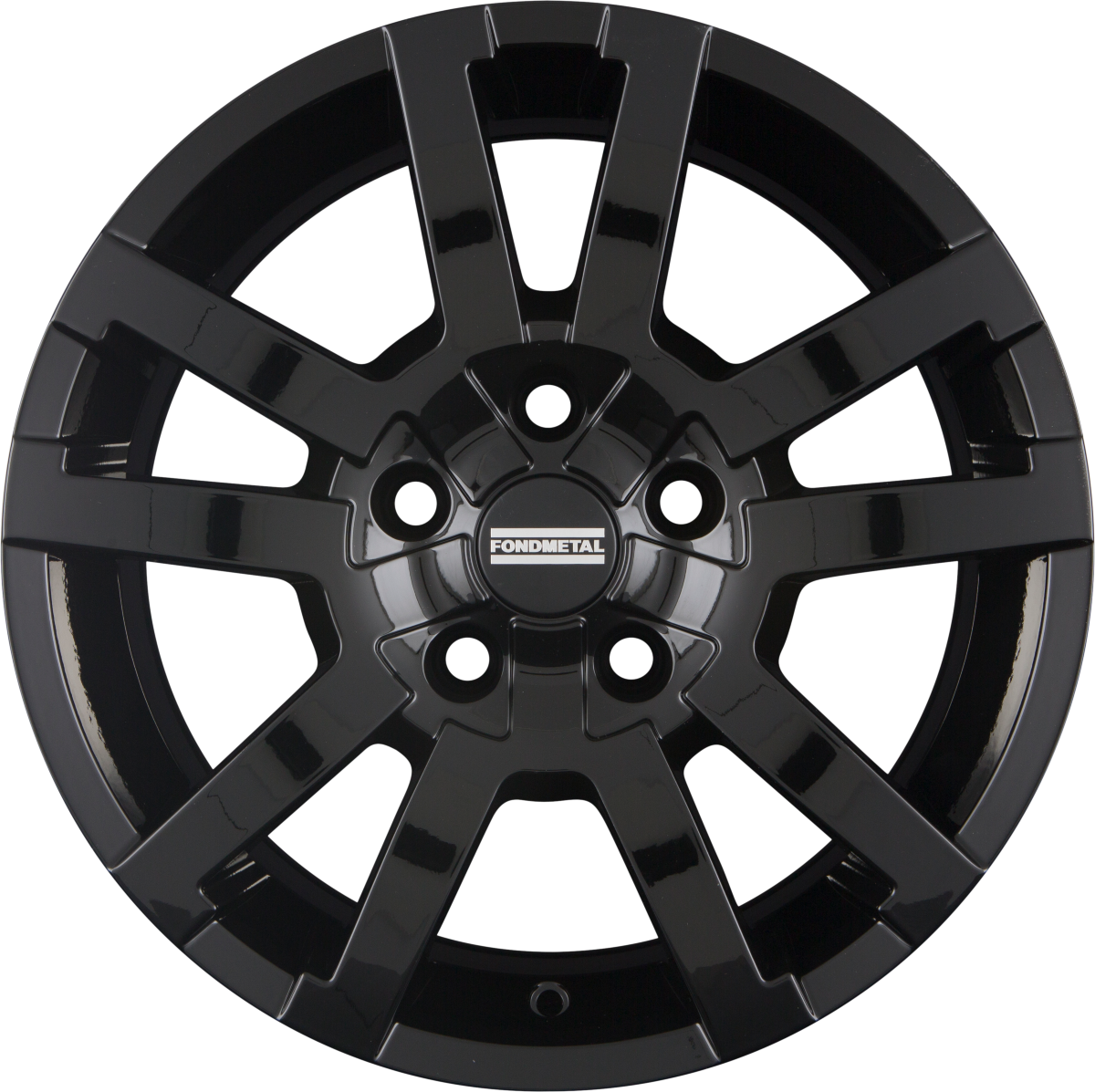 Fondmetal 7700-1 Glossy Black Alufelge 8x17 Zoll ET38 LK 5x127 ML71.6