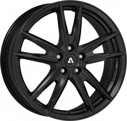 Akoni AK08 black Alufelge 7x17 Zoll ET45 LK 5x114.3 ML60.1