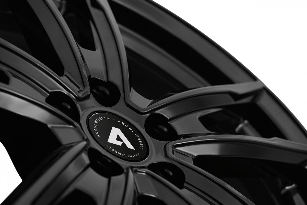Akoni AK08 black Alufelge 7x17 Zoll ET45 LK 5x114.3 ML60.1 – Bild 4