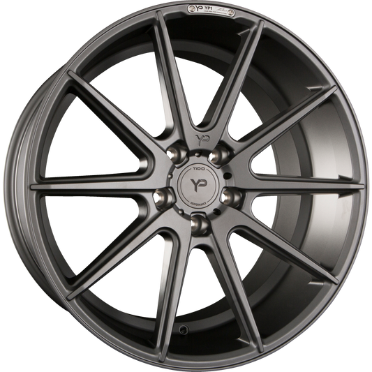 Yido Performance YP1 Talia Matt Titan Grau Alufelge 9.5x19 Zoll ET42 LK 5x120 ML72.6 – Bild 2