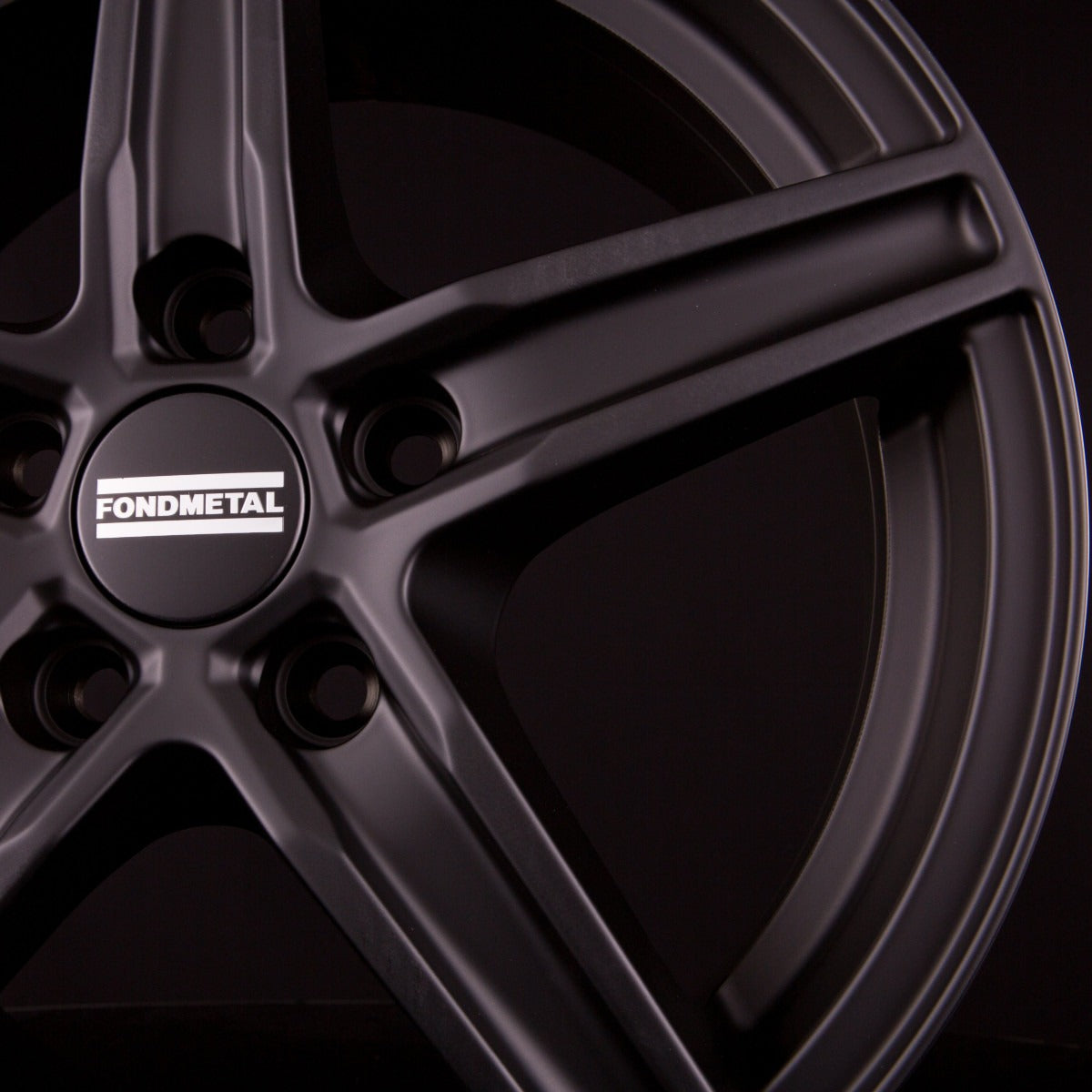 Fondmetal 8100 Matt Black Alufelge 6.5x16 Zoll ET50 LK 5x114.3 ML66.1 – Bild 5