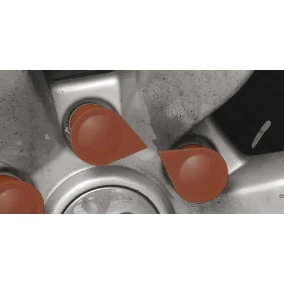 checkpoint Radmutterindikator DUSTITE LONG REACH ROT 27 mm (50 Stück) – Bild 3