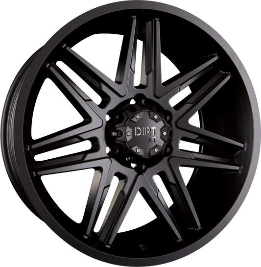 Dirt A.T. D62 Flat Black Alufelge 9x20 Zoll ET25 LK 6x139.7 ML106.1 – Bild 2