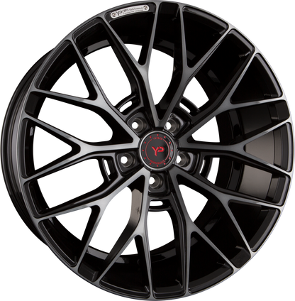 Yido Performance YP3 Gloss Black Tint Alufelge 9.5x19 Zoll ET35 LK 5x112 ML66.6 – Bild 2