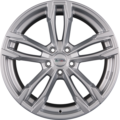 Arcasting Giorgione Silver Alufelge 7.5x19 Zoll ET48 LK 5x112 ML66.6