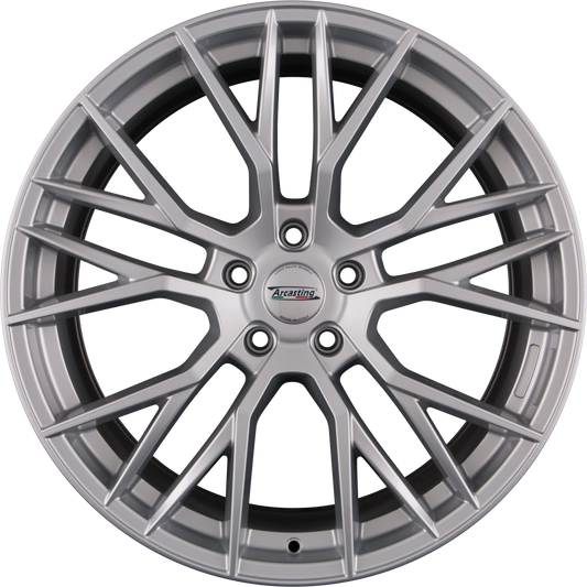 Arcasting Gladio silver Alufelge 9x21 Zoll ET42 LK 5x108 ML63.4 – Bild 2