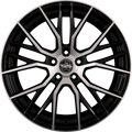 Arcasting Gladio Black Glossy Polished Alufelge 8x18 Zoll ET38 LK 5x114.3 ML67.1