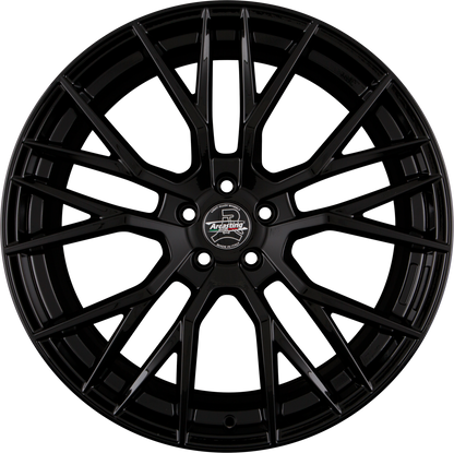Arcasting Gladio black glossy Alufelge 8.5x19 Zoll ET25 LK 5x112 ML66.6 – Bild 2