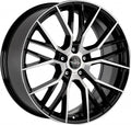 Arcasting Gladio black polished 8x18 ET42 - LK5/108 ML63.4