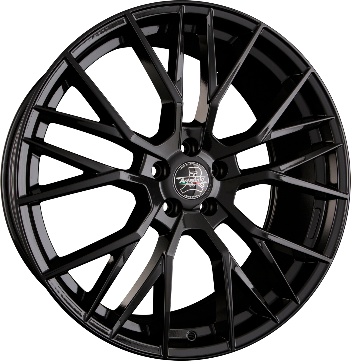 Arcasting Gladio black glossy Alufelge 10x21 Zoll ET20 LK 5x112 ML66.6 – Bild 3