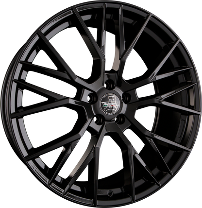 Arcasting Gladio black glossy Alufelge 8.5x19 Zoll ET44 LK 5x114.3 ML67.1 – Bild 3