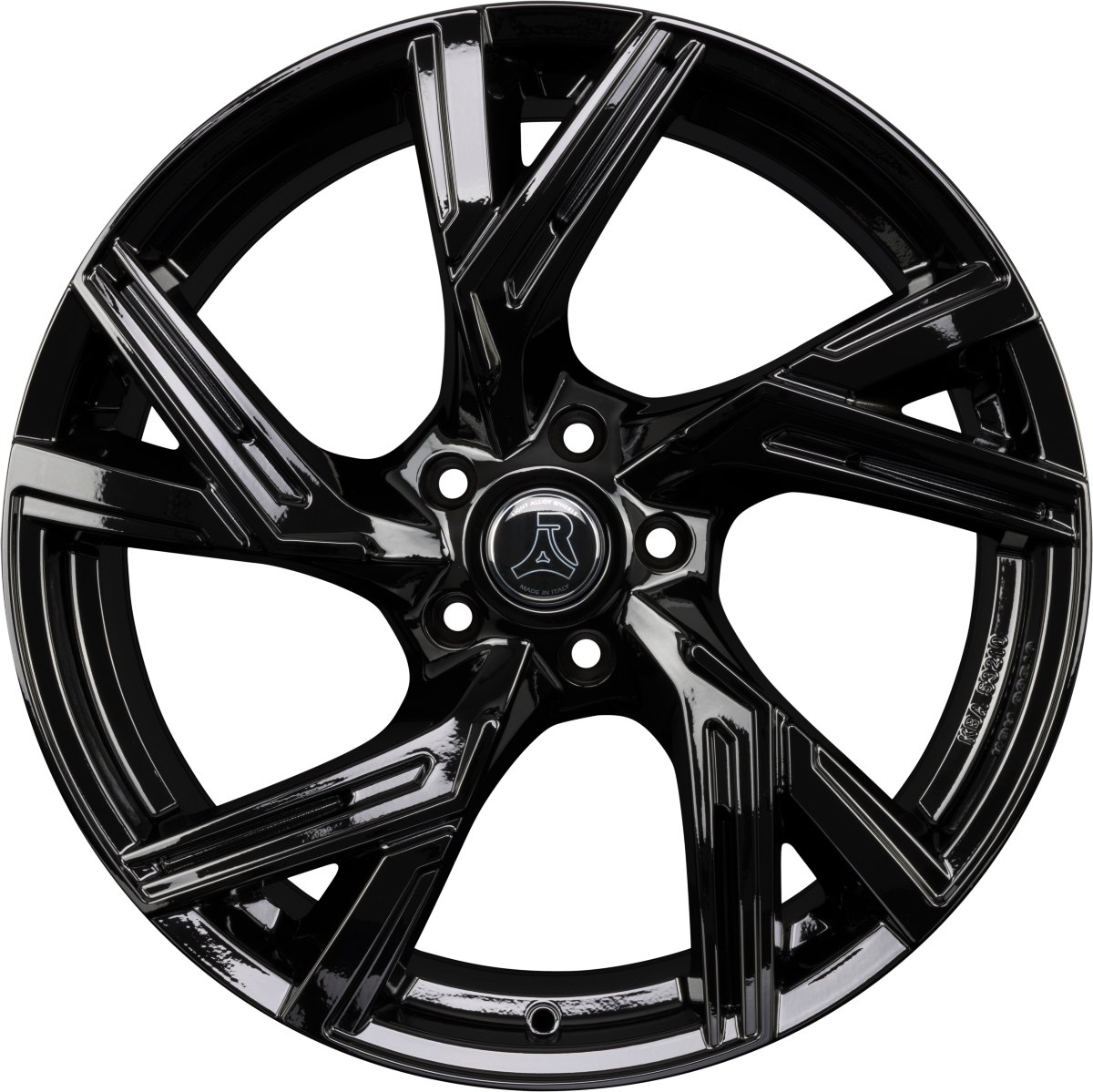 Arcasting Enea glossy black Alufelge 8.5x19 Zoll ET45 LK 5x114.3 ML72.6 – Bild 2