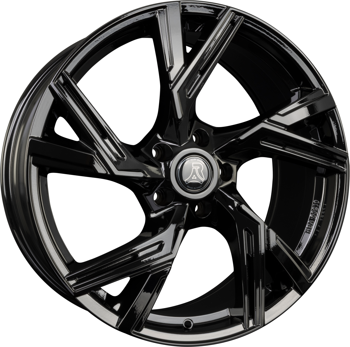 Arcasting Enea glossy black Alufelge 8.5x19 Zoll ET45 LK 5x114.3 ML72.6 – Bild 3