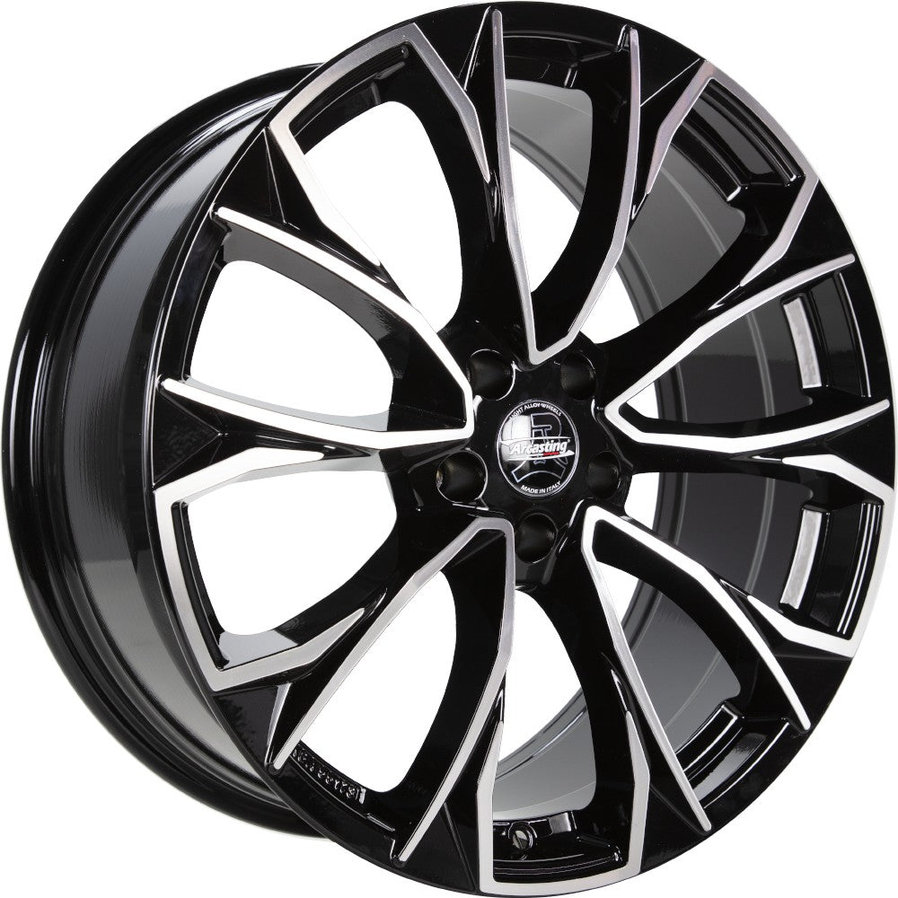 Arcasting Century nero machined 8.5x20 ET43 - LK5/112 ML66.6