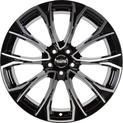 Arcasting Century nero machined 8.5x20 ET43 - LK5/112 ML66.6