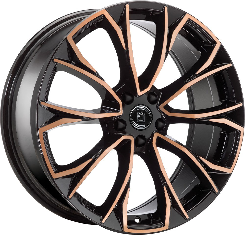 Arcasting Century neros bronze machined 8.5x20 ET43 - LK5/112 ML66.6