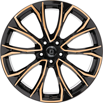 Arcasting Century neros bronze machined 8.5x20 ET43 - LK5/112 ML66.6