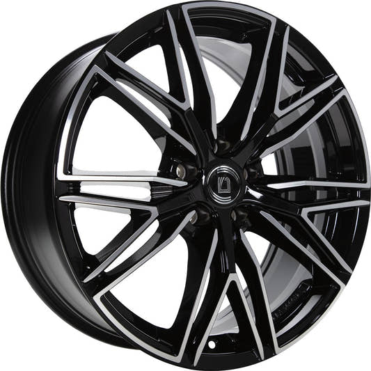 Arcasting Predator neros machined 8x19 ET40 - LK5/108 ML67.1