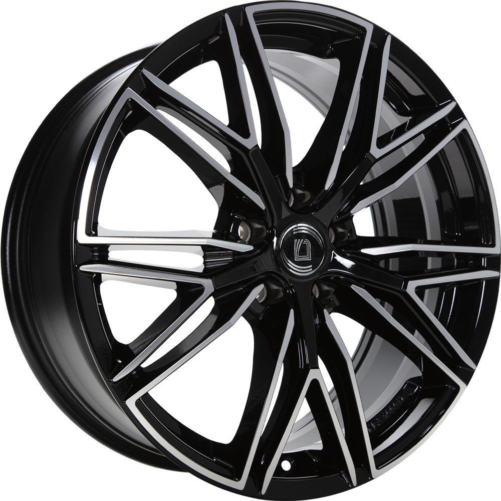 Arcasting Predator neros machined 8x19 ET43 - LK5/114.3 ML67.1
