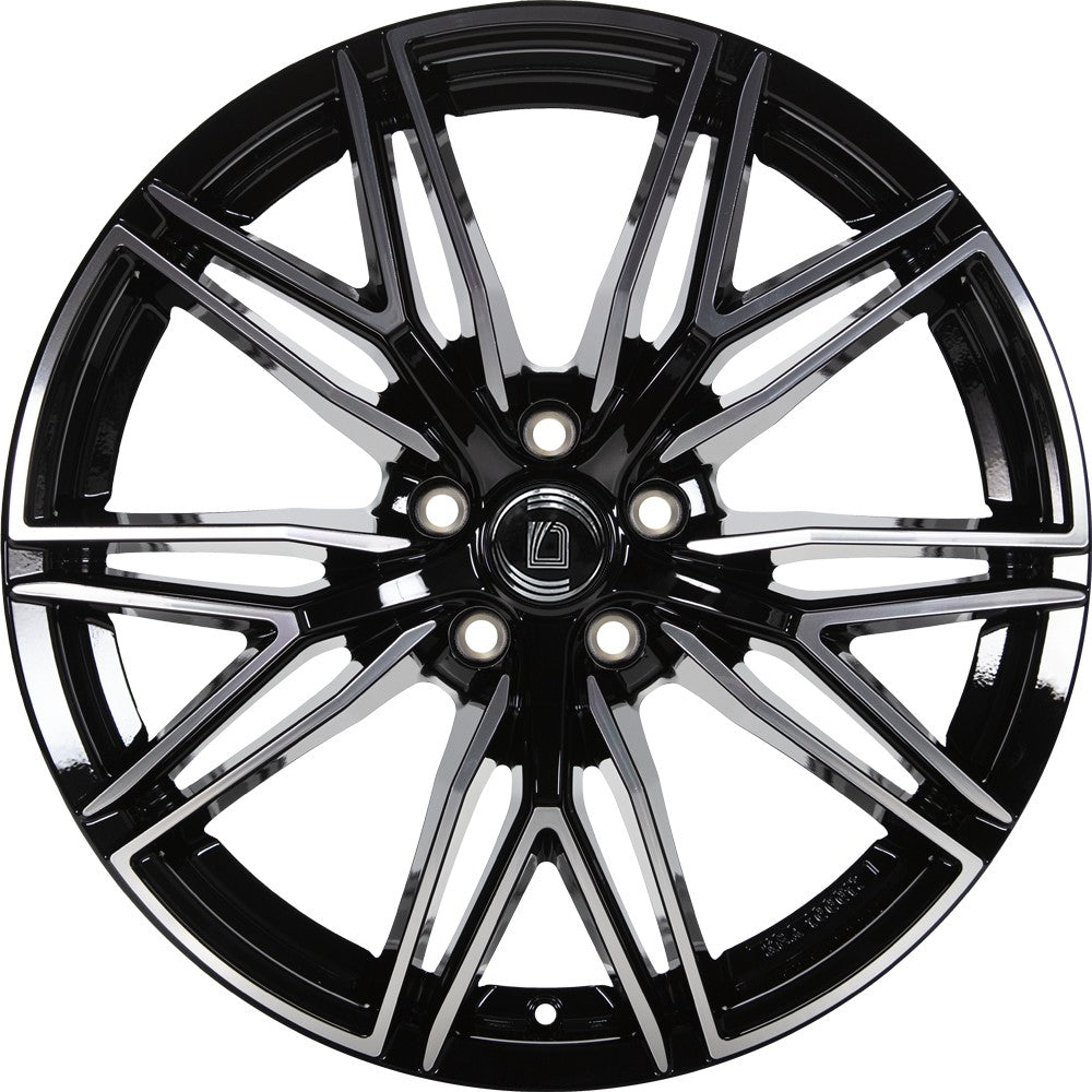 Arcasting Predator neros machined 8x19 ET43 - LK5/114.3 ML67.1