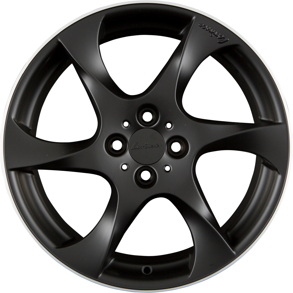 Lorinser Speedy Schwarz Matt Hornpoliert Alufelge 7x17 Zoll ET40 LK 4x100 ML60.1