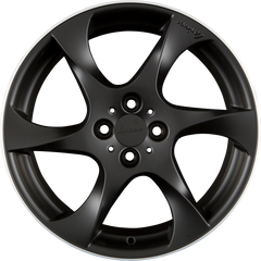 Lorinser Speedy Schwarz Matt Hornpoliert Alufelge 7x17 Zoll ET40 LK 4x100 ML60.1