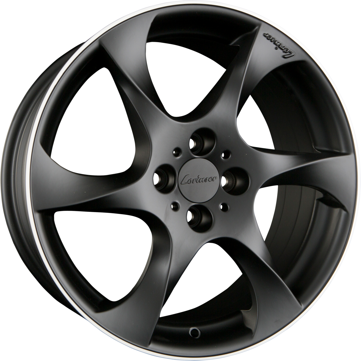 Lorinser Speedy Schwarz Matt Hornpoliert Alufelge 7x17 Zoll ET40 LK 4x100 ML60.1 – Bild 2