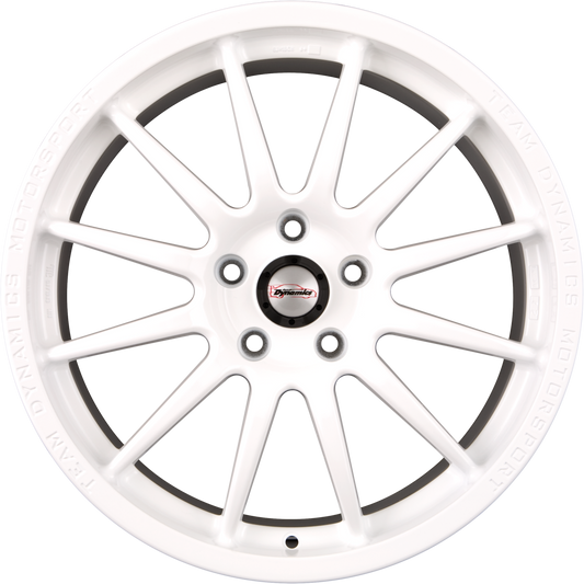 Team Dynamics Pro Race 1.2 Racing-White Alufelge 8x18 Zoll ET40 LK 5x110 ML73.1