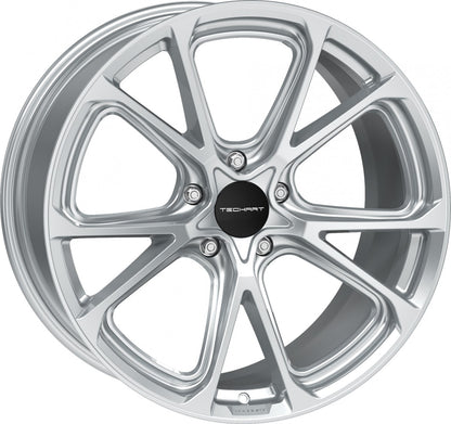 Proline Techart Formula VI arctic silver Alufelge 10x22 Zoll ET56 LK 5x130 ML71.5