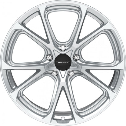 Proline Techart Formula VI arctic silver Alufelge 10x22 Zoll ET56 LK 5x130 ML71.5 – Bild 2