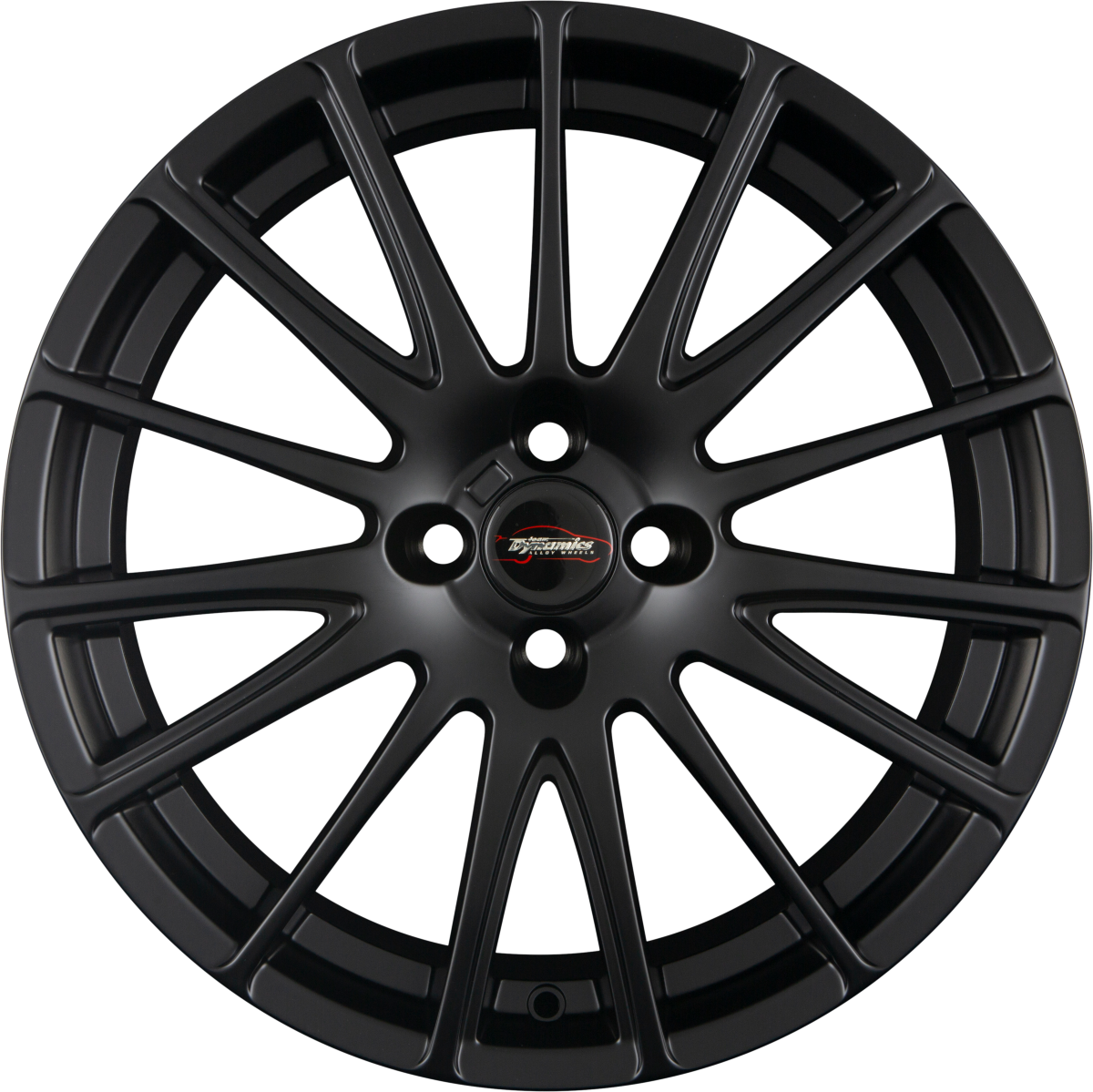 Team Dynamics Jet-GT Racing Black Alufelge 7.5x18 Zoll ET35 LK 4x108 ML63.4