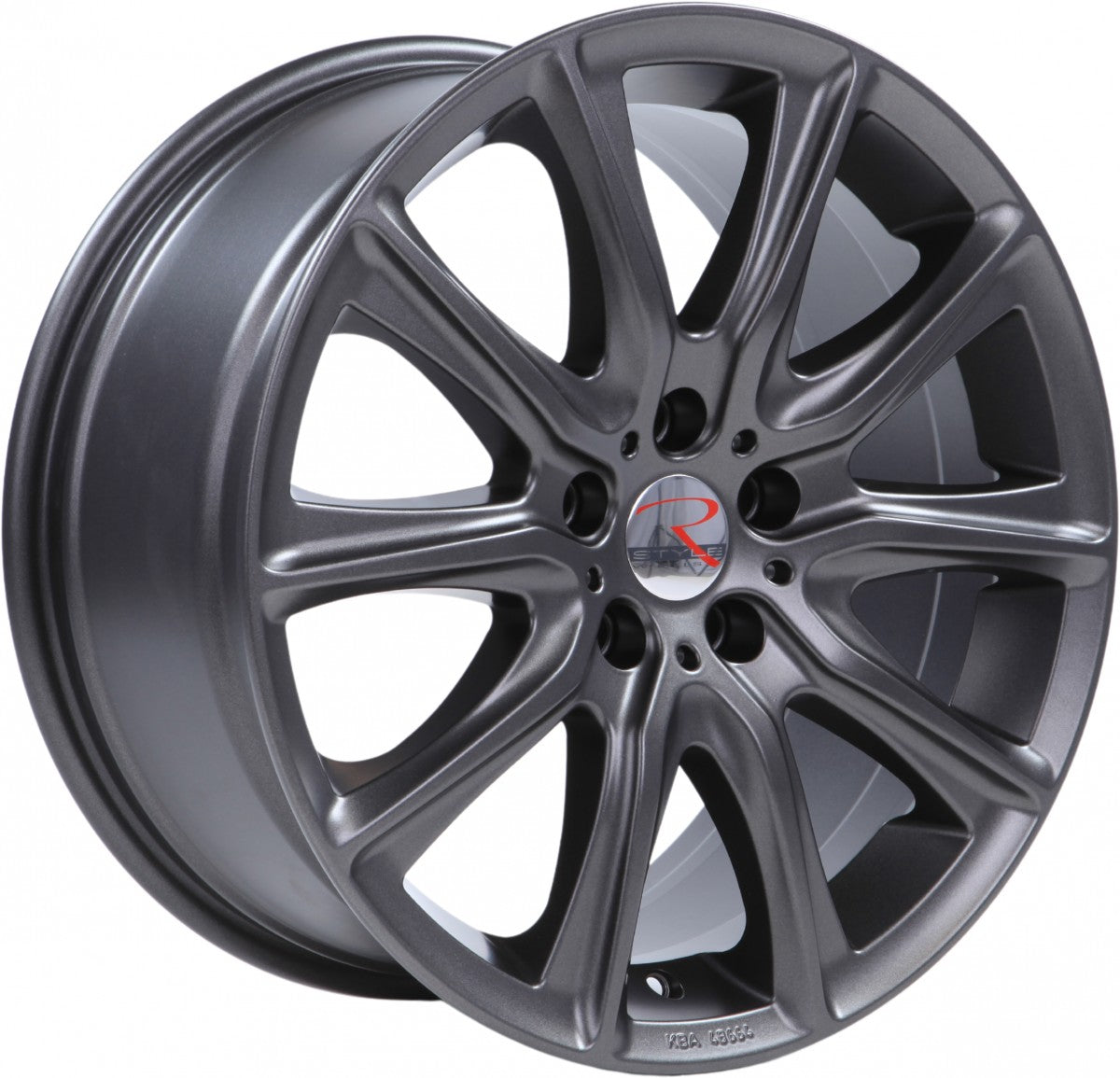R-Style Wheels SR13 graphit matt Alufelge 6.5x16 Zoll ET54 LK 5x112 ML66.6 – Bild 3